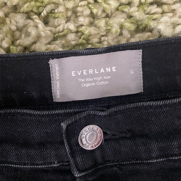Everlane Black Straight Cut Jeans - Picture 2 of 6